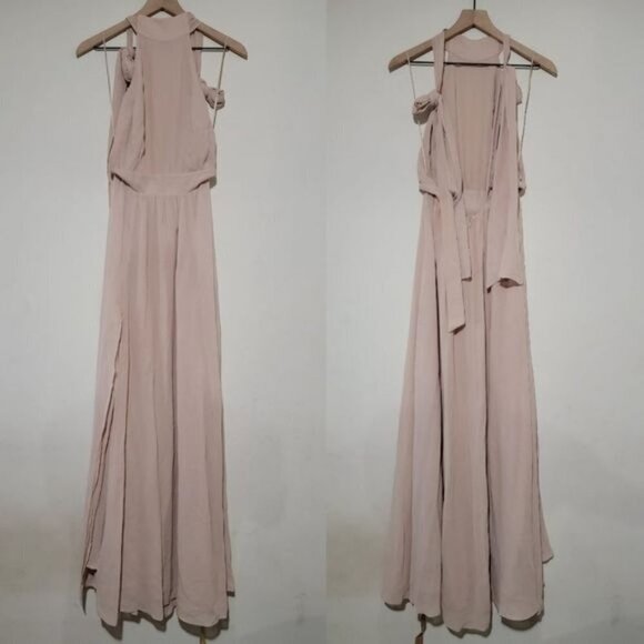 Reformation Andee Champagne Dress - Picture 2 of 5